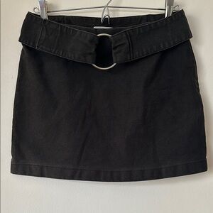 Old Navy Black Denim Pencil Mini Skirt